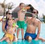 Imagem de Kit 4 Espirra Agua De Espuma Flutuante Bastão Brinquedo Verão Praia Piscina