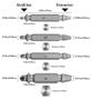 Imagem de Kit 4 Extrator Fresa Parafuso Danificado Quebrado espanado