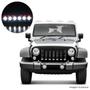 Imagem de Kit 4 Faróis de Milha Retangular Slim Universal 6 LEDs 18W 12/24V Carro Moto Caminhão Jeep Off-Road