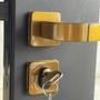 Imagem de Kit 4 Fechaduras Para Porta Externa Modena Bronze Latonado - MGM