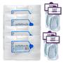 Imagem de Kit 4 Fibra De 2m + 4 Algodão Prensado, Egípcio Remoção Esmaltes Cuidados Para Unhas Pacote 1000x Para Unhas Manicure Nail Designer Profissional