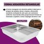 Imagem de Kit 4 Formas Assadeiras Retangulares de Alumínio Polido 0-1-2-3 Travessas Altas para Bolo, Pão, Torta, Carne, Padaria Cozinha Forno Elétrico e Fogão