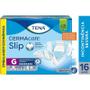 Imagem de Kit 4 Fraldas Geriátricas Tena Dermacare Slip Ultra G com 16un + Brinde Toalha Dermcare Tena