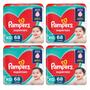 Imagem de Kit 4 Fraldas Pampers Supersec Infantil  XG com 68 unidades