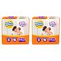 Imagem de KIT 4 Fraldas Pom Pom Derma Protek Jumbo Tamanho M 28 unidades