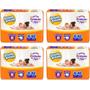 Imagem de KIT 4 Fraldas Pom Pom Derma Protek Mega Tamanho G C/ 42 Unidades