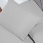 Imagem de Kit 4 Fronhas 70 X 50 Soft Capa Travesseiro Envelope Cinza