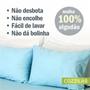 Imagem de Kit 4 Fronhas Avulsas Para Travesseiro 70x50cm Malha Lisa 100 Algodão Com Zíper Toque Macio, Hotel, Pousada