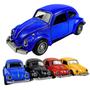 Imagem de Kit 4 Fusca Carrinho Fusquinha Miniatura Ferro Fricção Porta