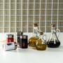 Imagem de Kit 4 Galheteiro de Azeite Vinagre Molhos Vidro com Tampa 180ml