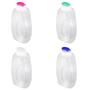 Imagem de Kit 4 Garrafa de Agua Para Geladeira 2L Modelo Pop ArcaPlast 2 Litros Transparente 2000ml