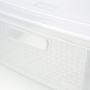 Imagem de Kit 4 Gaveteiros Empilhável Modular  Rattan Transparente