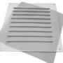 Imagem de Kit 4 Grades Ventilação Alumínio Branca 20x20cm ITC Com Tela