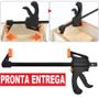 Imagem de Kit 4 Grampo Sargento Aperto Rápido 200mm 8 Pol. Marcenaria