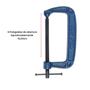 Imagem de Kit 4 Grampos C para Marceneiro 6" 2MS EDA