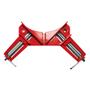 Imagem de Kit 4 Grampos Sargento Tipo C 4'' + 4 Sargento Angular 90º