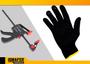 Imagem de Kit 4 Grampos Sargento Universal Aperto Rápido + Luva