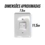 Imagem de Kit 4 Interruptor 1 Modulo Bipolar Ilumi para embutir 4x2 250v 10a