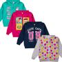 Imagem de Kit 4 jaqueta avulsa infantil juvenil menina menino zipper