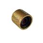 Imagem de Kit 4 Knob Baixo Metal Curvo Sem Parafuso Dourado