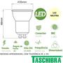 Imagem de Kit 4 Lampada Dicroica MR11 3,5W Gu10 Dimerizavel Luz Neutra 4000K