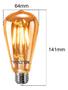 Imagem de Kit 4 Lâmpada Led Filamento Retro St64 4w Bivolt E27 2200k