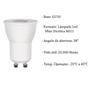 Imagem de Kit 4 Lampada Led Mini Dicroica Mr11 Gu10 3W Branco Quente