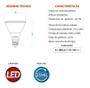 Imagem de Kit 4 Lampada Led Par 20 7w Branco Neutro 4000k E27 Bivolt