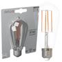 Imagem de Kit 4 Lampada Led ST64 Clear Filamento 9w Branco Neutro 4000k