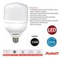 Imagem de Kit 4 Lampadas Bulbo 20w Branco Quente 3000k Alta Potencia A