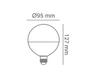 Imagem de Kit 4 Lâmpadas LED G95 E27 6500K 12W Bivolt - Opus