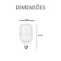 Imagem de Kit 4 Lampadas SuperLed Ourolux 30w Branca Fria 6500k