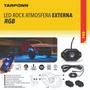 Imagem de Kit 4 lanternas de led atmosfera uso externo com bluetooth para grade de pickup