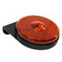 Imagem de Kit 4 Lanternas Lateral Carreta LED Âmbar Laranja 85mm com Suporte com Fio 12V 24V