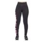 Imagem de Kit 4 legging adulto feminina fitness academia cós alto escrita lateral básica