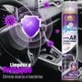 Imagem de Kit 4 Limpa Ar Condicionado Carro Breeze Lavanda Proauto 300ml 