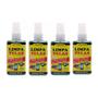 Imagem de Kit 4 Limpa Telas 100ml Remove Marcas De Dedos, Gordura, Manchas Em Geral