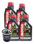 Imagem de Kit 4 Lts Óleo Motor Motul 5100 15w50+filtro Óleo Shadow 750