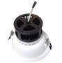 Imagem de Kit 4 Luminária Cob Led Circular Embutir 12w 6500k Bivolt