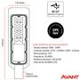 Imagem de Kit 4 Luminaria Publica Poste 50w Branco Frio 6500K IP66 Bivolt