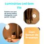 Imagem de Kit 4 Luminárias Led Sem Fio Com Sensor de Presença Luzes