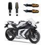 Imagem de KIT 4 Luz Seta Esportiva Pisca de Led Modelo P29 Para Moto NINJA ZX10R 1000CC 2004 2005 2006 2007 2008 2009