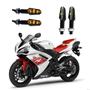 Imagem de KIT 4 Luz Seta Esportiva Pisca de Led Modelo P29 Para Moto YZF R1 Ano 2004 2005 2006 2007 2008 2009