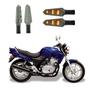 Imagem de KIT 4 Luz Seta Esportiva Pisca Led de Carbono Modelo P03 Moto Honda CB 500 Ano 2010 2011 2012 2013 2014 2015