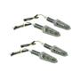 Imagem de KIT 4 Luz Seta Esportiva Universal Pisca Led de Carbono Modelo P03C Moto DAFRA NEXT 250 2014 2015 2016 2017
