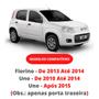 Imagem de Kit 4 Maçaneta Externa Puxador Novo Uno 2010 2012 2013 2014