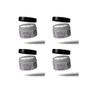 Imagem de Kit 4 Mascara 300ml Preto Intenso Lama Negra Mahair