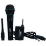 Imagem de Kit 4 Microfones sem Fio Profissional Wireless P10 para Karaokê e Caixa de Som Knup KP-M0005 Preto