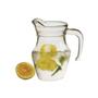 Imagem de Kit 4 Mini Jarra De Vidro Lisa Transparente Com Alça Agua Suco Clássica 500mL