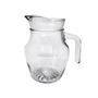 Imagem de Kit 4 Mini Jarra De Vidro Lisa Transparente Com Alça Agua Suco Clássica 500mL